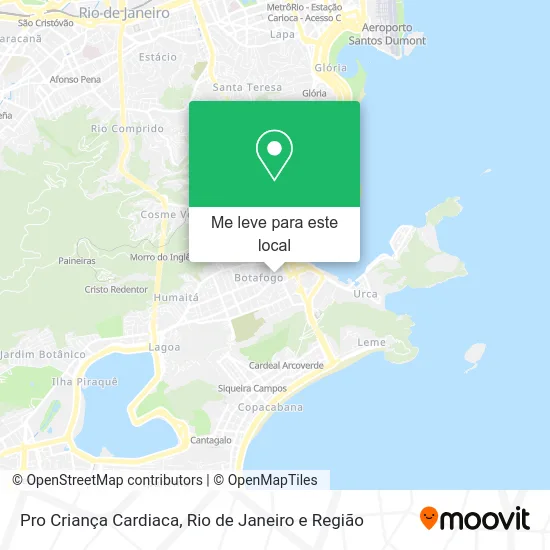 Pro Criança Cardiaca mapa