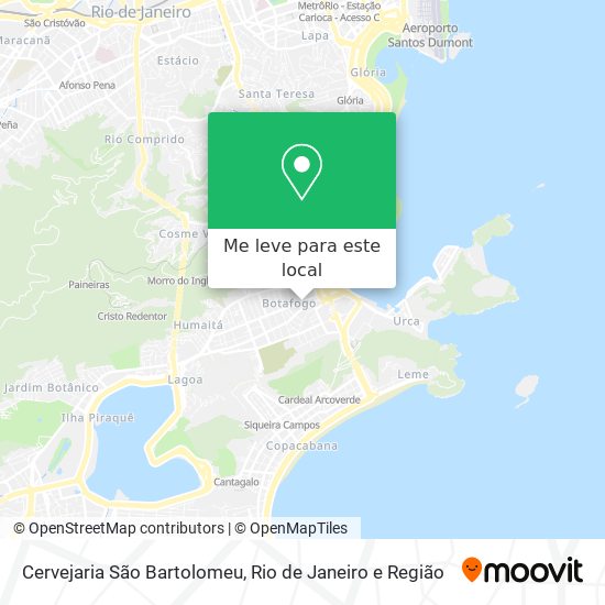 Cervejaria São Bartolomeu mapa