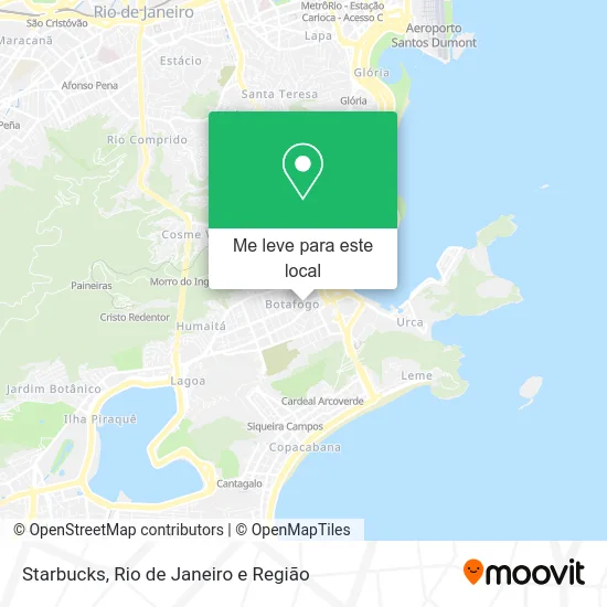 Starbucks mapa