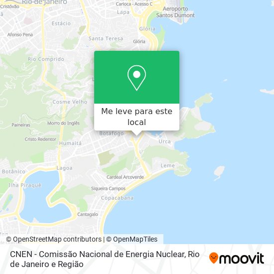 CNEN - Comissão Nacional de Energia Nuclear mapa