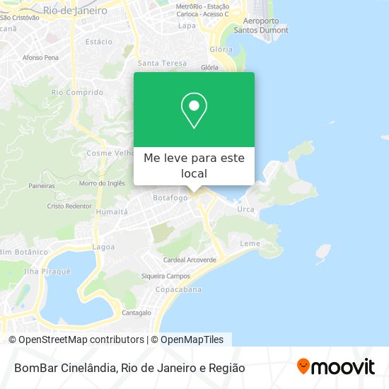 BomBar Cinelândia mapa