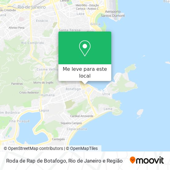 Roda de Rap de Botafogo mapa