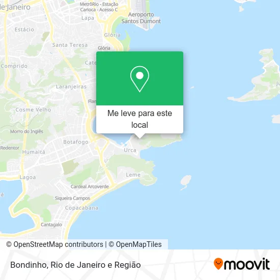 Bondinho mapa