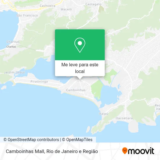 Camboinhas Mall mapa