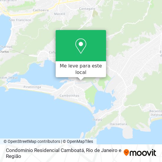 Condomínio Residencial Camboatá mapa