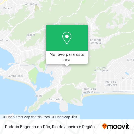 Padaria Engenho do Pão mapa