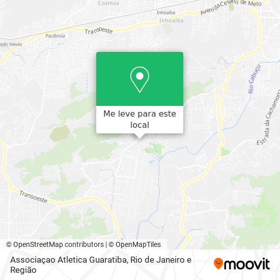 Associaçao Atletica Guaratiba mapa