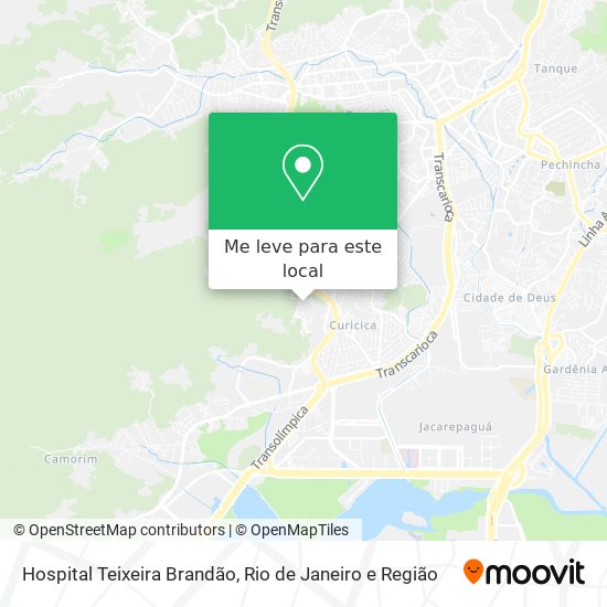 Hospital Teixeira Brandão mapa