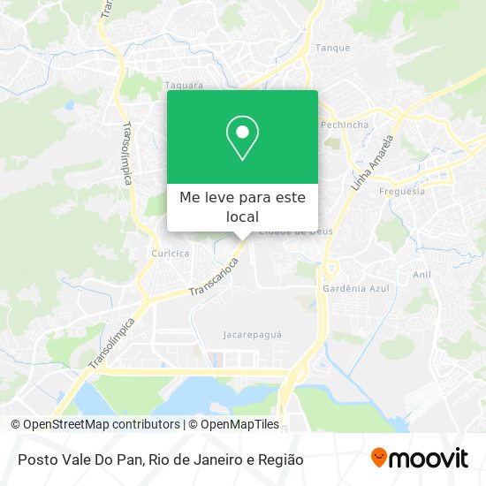 Posto Vale Do Pan mapa