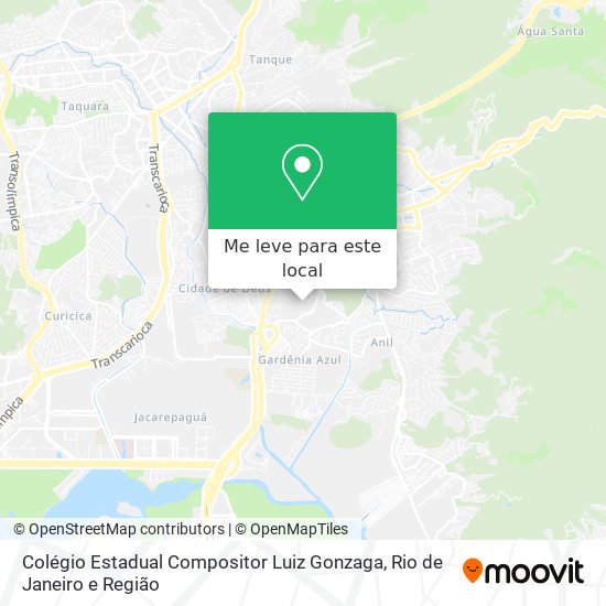 Colégio Estadual Compositor Luiz Gonzaga mapa