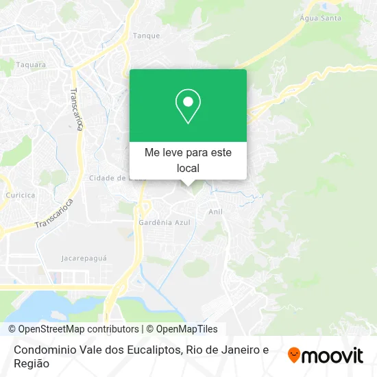 Condominio Vale dos Eucaliptos mapa