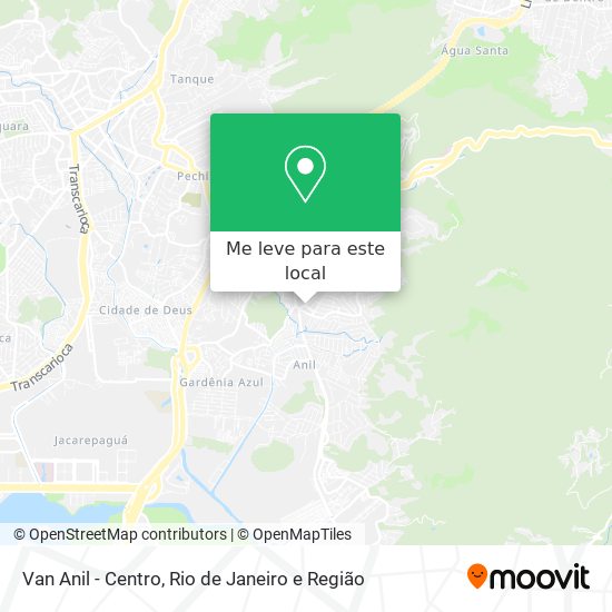Van Anil - Centro mapa