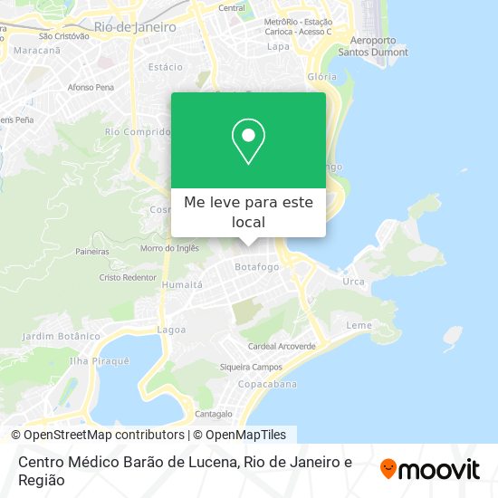 Centro Médico Barão de Lucena mapa