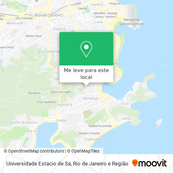 Universidade Estácio de Sá mapa