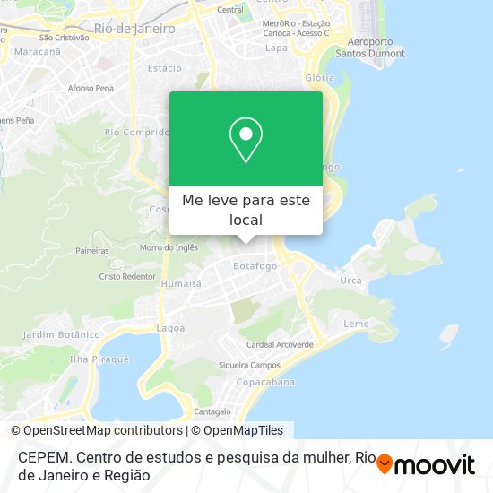 CEPEM. Centro de estudos e pesquisa da mulher mapa