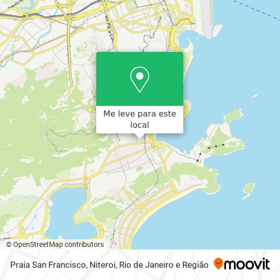 Praia San Francisco, Niteroi mapa