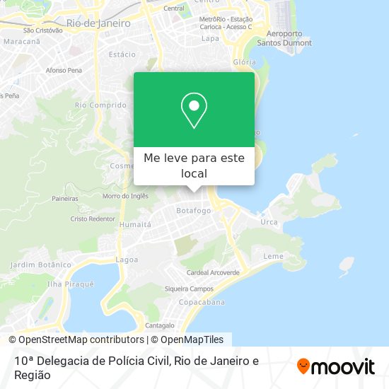 10ª Delegacia de Polícia Civil mapa