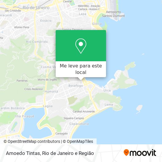 Amoedo Tintas mapa