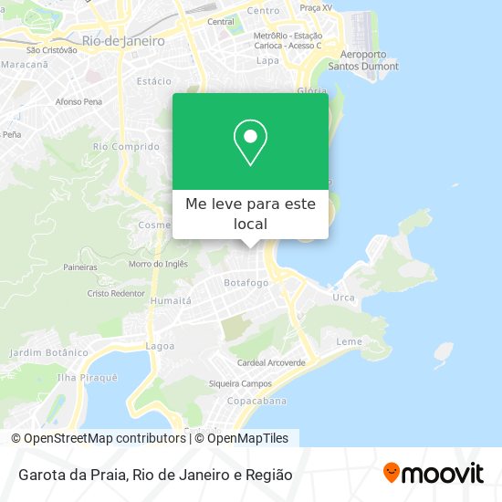 Garota da Praia mapa