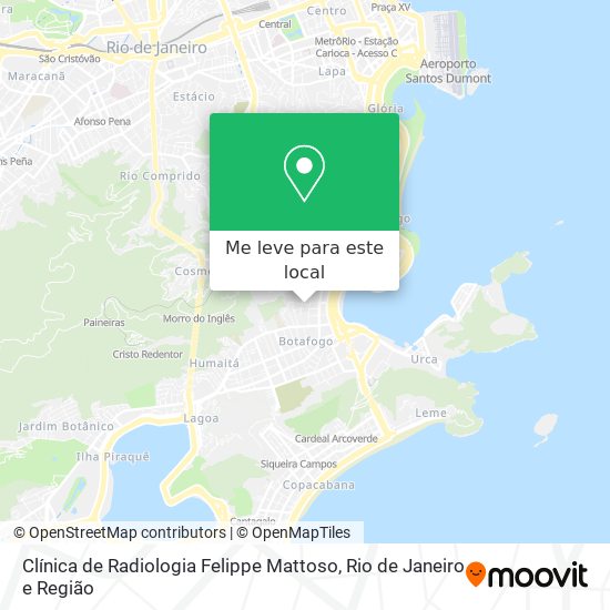Clínica de Radiologia Felippe Mattoso mapa