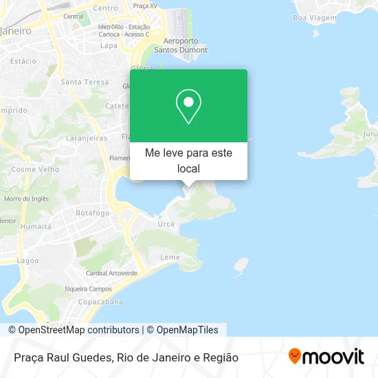 Praça Raul Guedes mapa