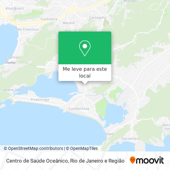 Centro de Saúde Oceânico mapa