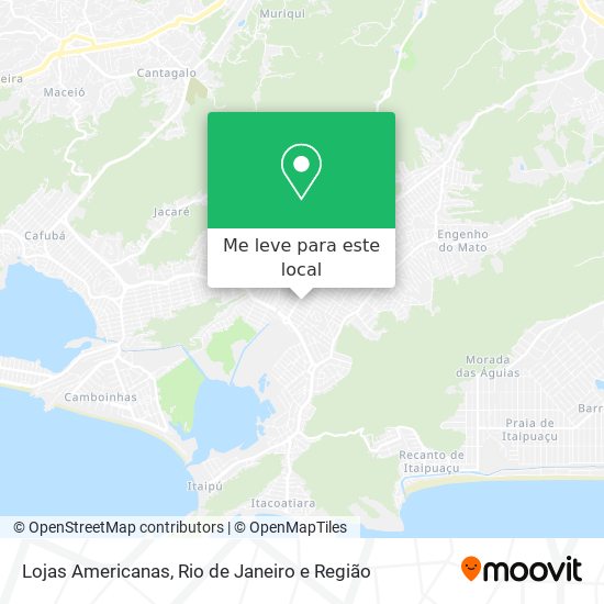 Lojas Americanas mapa