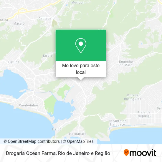 Drogaria Ocean Farma mapa