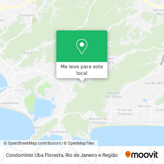 Condomínio Uba Floresta mapa