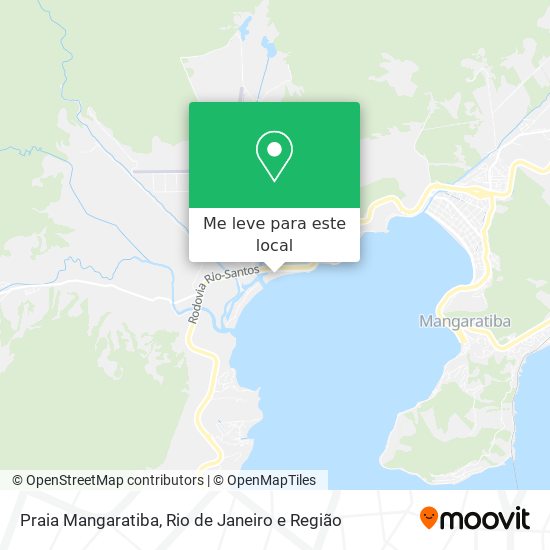 Praia Mangaratiba mapa