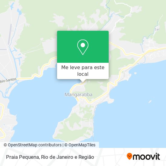 Praia Pequena mapa