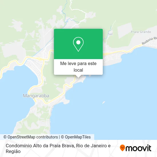 Condomínio Alto da Praia Brava mapa