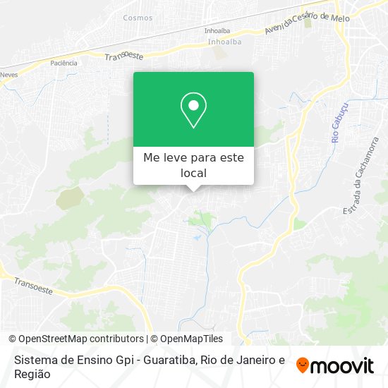 Sistema de Ensino Gpi - Guaratiba mapa