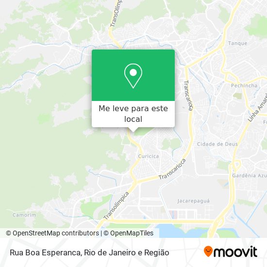 Rua Boa Esperanca mapa
