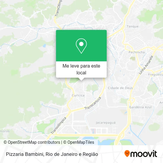 Pizzaria Bambini mapa