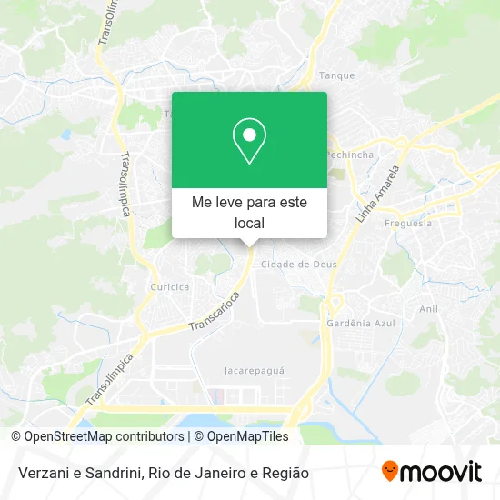 Verzani e Sandrini mapa