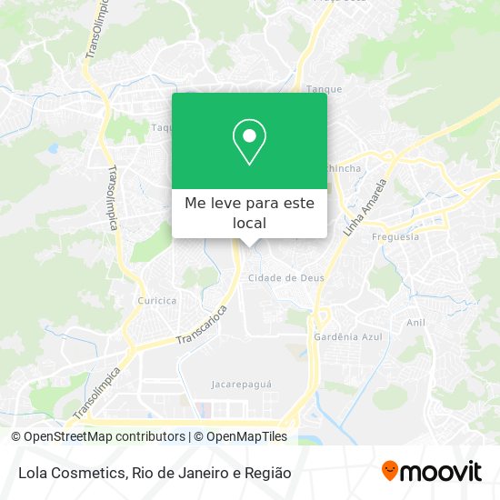 Lola Cosmetics mapa