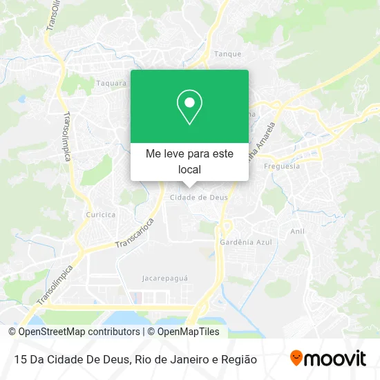 15 Da Cidade De Deus mapa