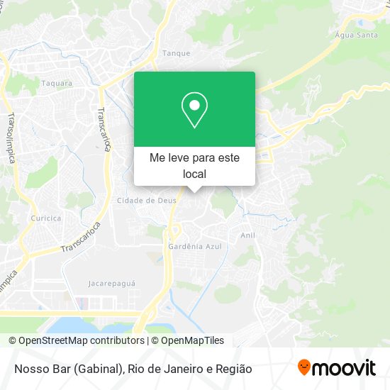 Nosso Bar (Gabinal) mapa