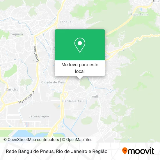 Rede Bangu de Pneus mapa