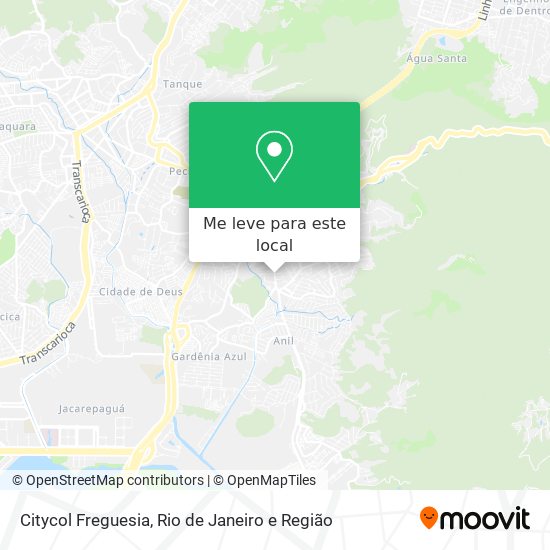 Citycol Freguesia mapa
