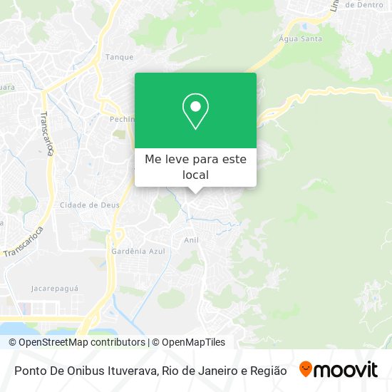 Ponto De Onibus Ituverava mapa