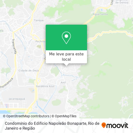 Condomínio do Edifício Napoleão Bonaparte mapa