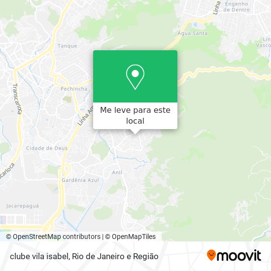 clube vila isabel mapa