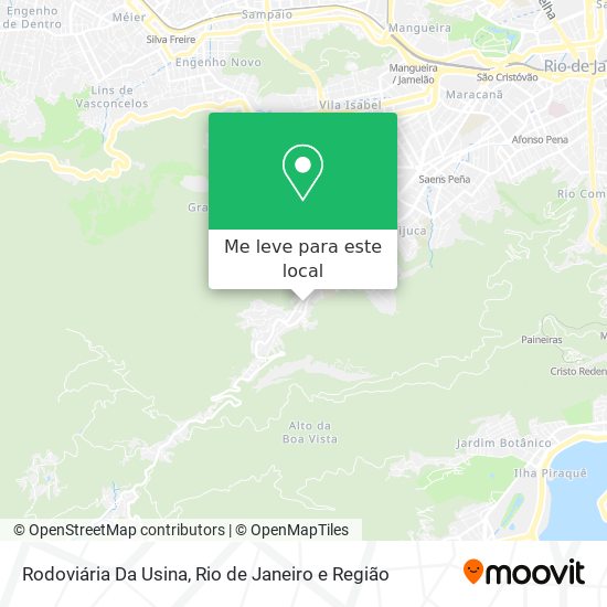 Rodoviária Da Usina mapa