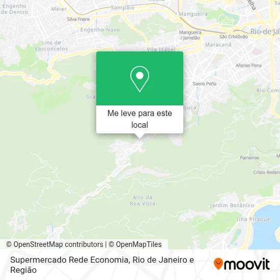 Supermercado Rede Economia mapa