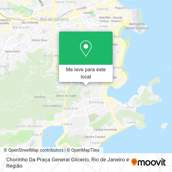 Chorinho Da Praça General Glicerio mapa