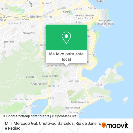 Mini Mercado Gal. Cristóvão Barcelos mapa