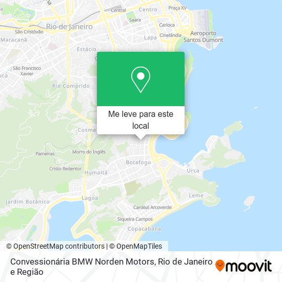 Convessionária BMW Norden Motors mapa
