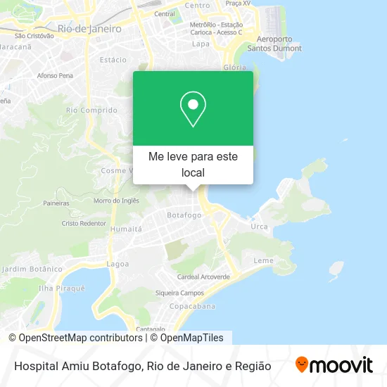 Hospital Amiu Botafogo mapa
